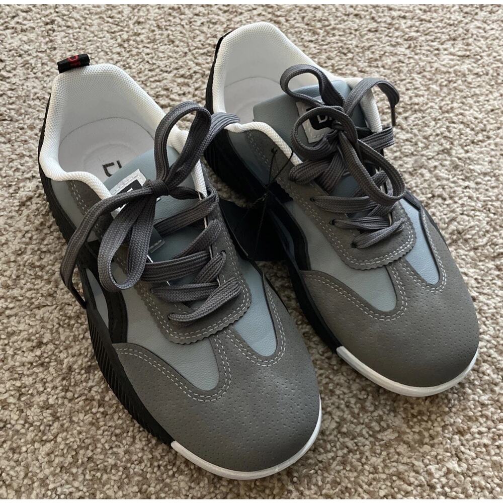 De Florence Women's Sneakers Size 7.5 Blue/Black/Gray NEW